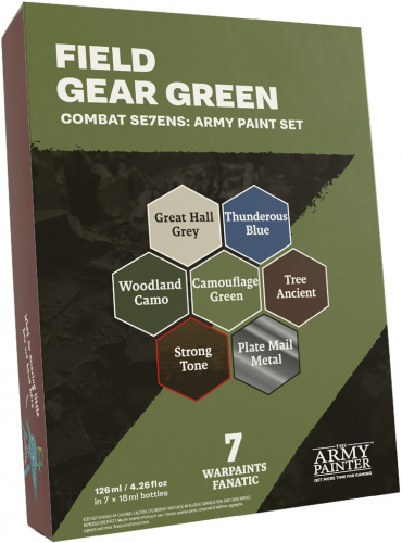 The Army Painter: Combat Se7ens - Field Gear Green